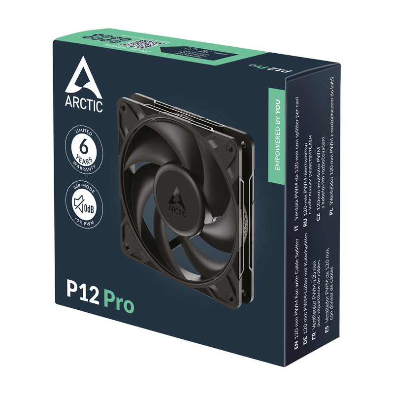 Arctic P12 Pro Single Pack 120mm PWM Fan with Cable Splitter