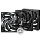 Arctic P12 Slim PWM PST | 120mm Low-Profile PWM Fan with Cable Splitter (Black) (3-Pack)