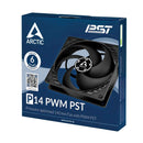 Arctic P14 PWM PST Pressure-Optimised 140mm Single Fan with PWM PST 