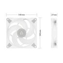 Arctic P14 PWM PST A-RGB Semi-Passive 140mm PWM Single Fan