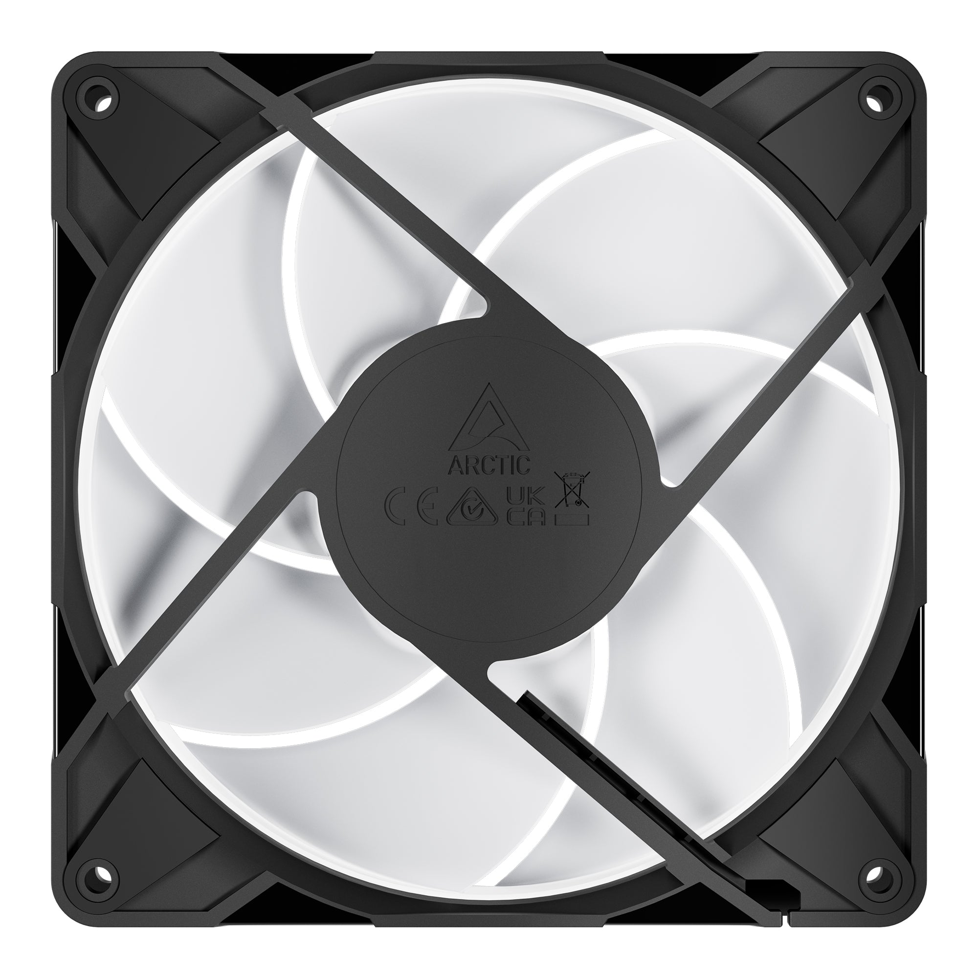 Arctic P14 Pro A-RGB 140 mm PWM 3-Pack Fan with Cable Splitter (Black, White)