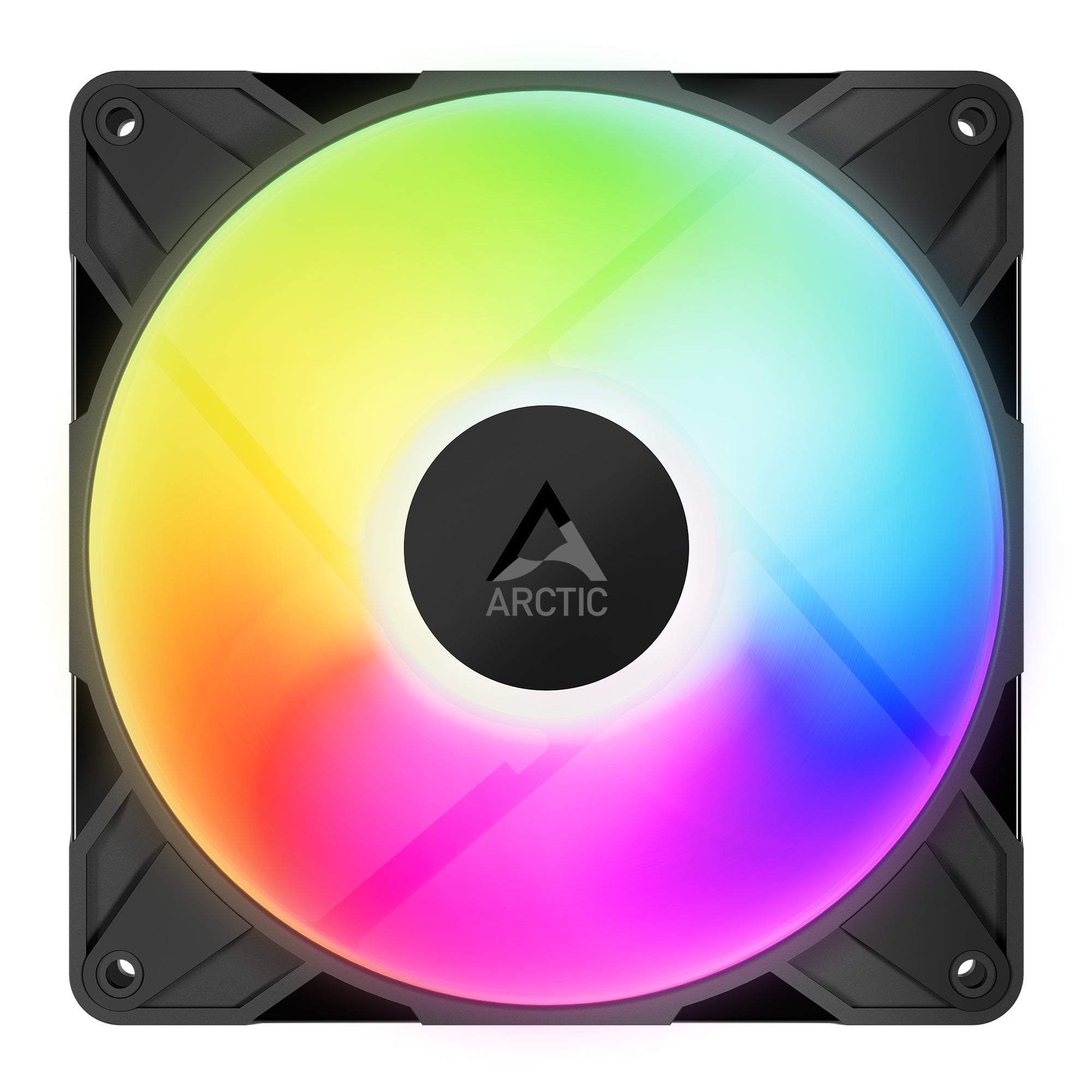 Arctic P14 Pro A-RGB 140 mm PWM 3-Pack Fan with Cable Splitter (Black, White)