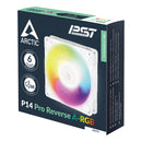 Arctic P14 Pro Reverse 140mm A-RGB PWM Single Fan with Cable Splitter (Black, White) (ACFAN00323A, ACFAN00324A)