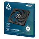 Arctic P14 Slim PWM PST 140mm Low-Profile PWM Fan with Cable Splitter