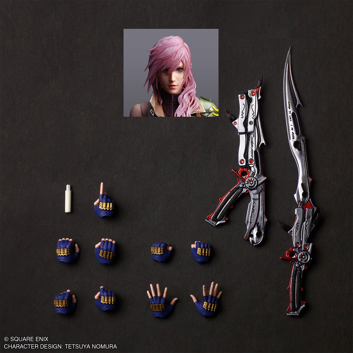 Final Fantasy XIII Play Arts Shin Action Figure - Lightning