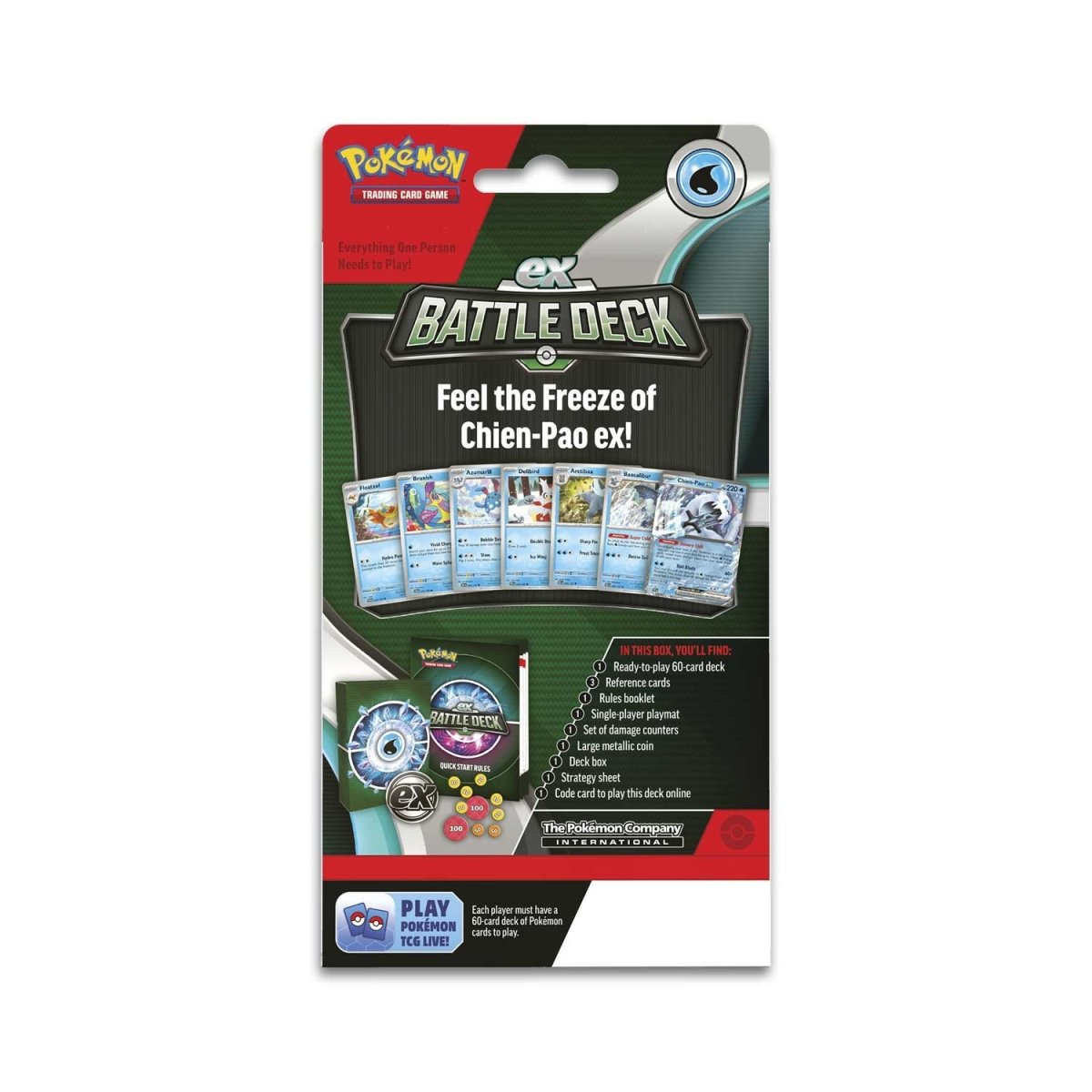 Pokemon Trading Card Game Ex Battle Deck (Chien-Pao Ex) (290-85240)