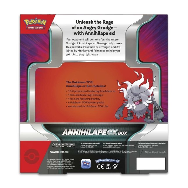 Pokemon Trading Card Game Annihilape Ex Box (290-85245)