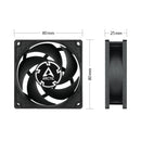 Arctic P8 Max High-Speed 80mm PWM Single Fan (Black) (ACFAN00286A)