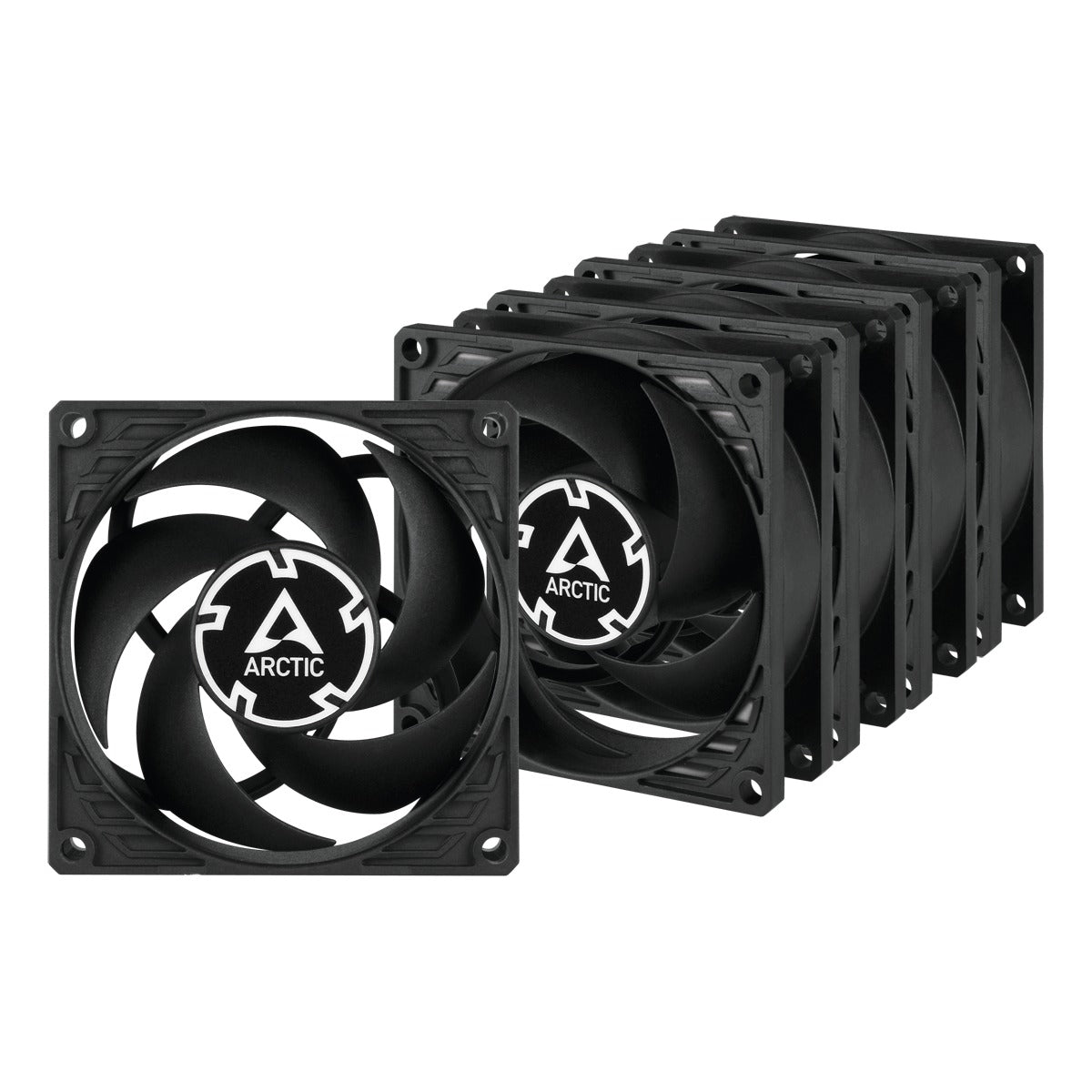 Arctic P8 80mm 5-Pack Fan (Black) (ACFAN00153A)