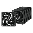 Arctic P8 80mm 5-Pack Fan (Black) (ACFAN00153A)