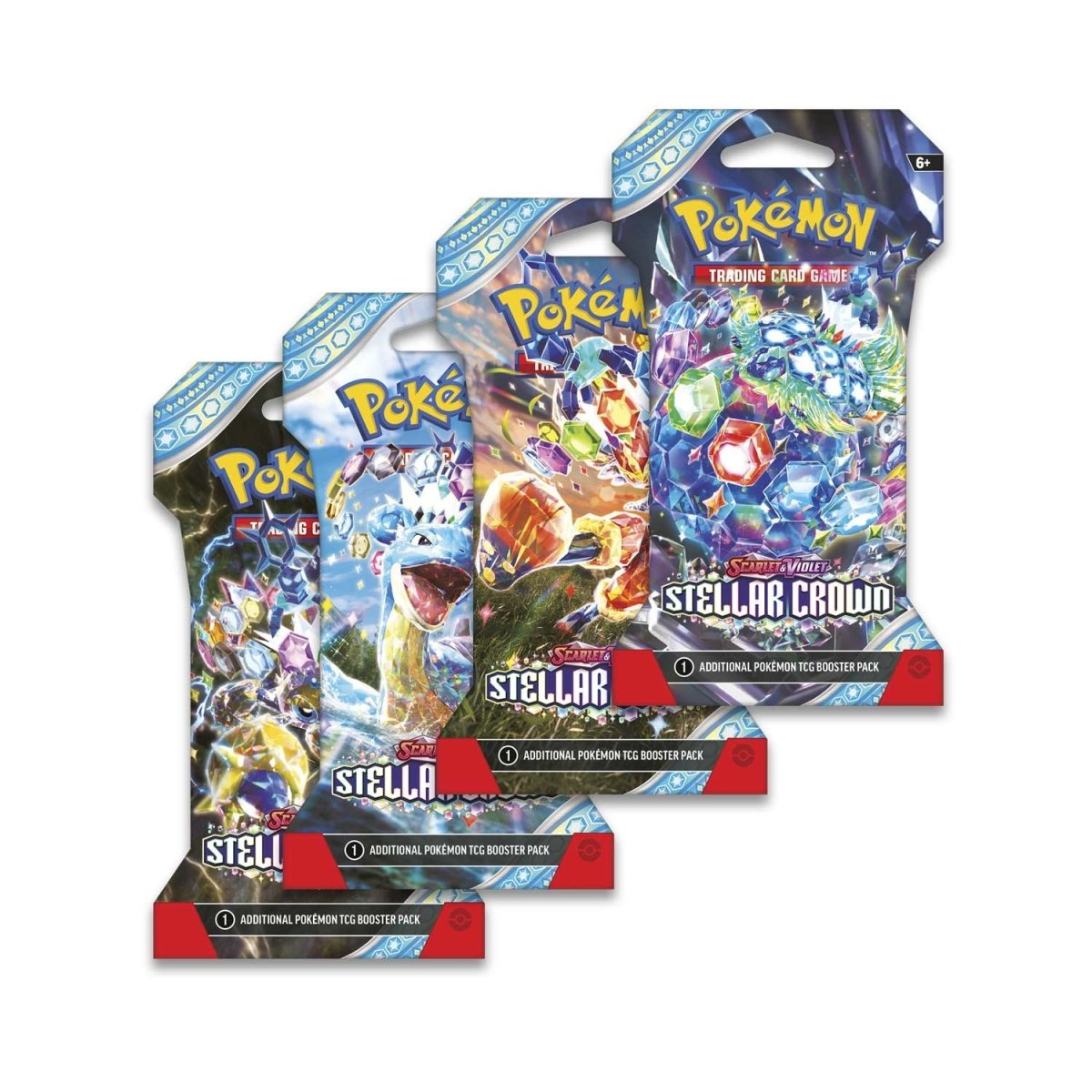 Pokemon Trading Card Game SV07 Scarlet & Violet Stellar Crown Booster (Sleeved) (190-85901)