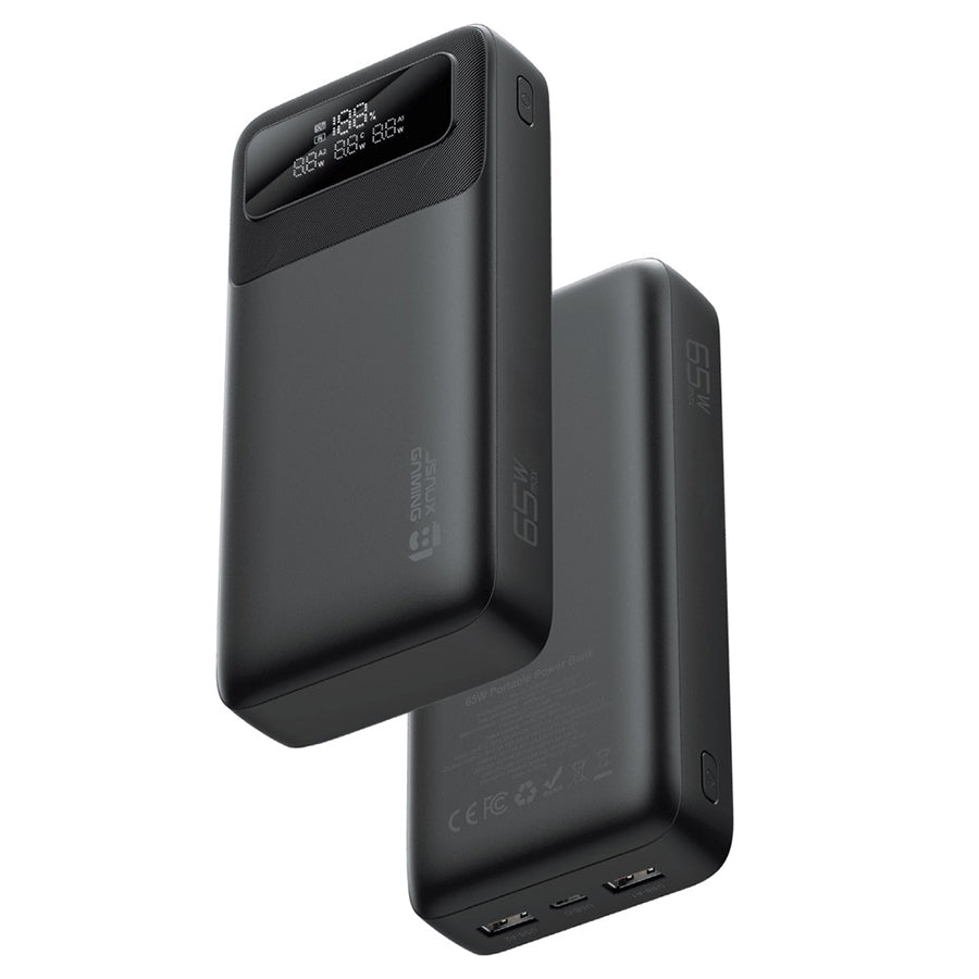 JSAUX Portable Power Bank 20000mAh 65W (Black) (PB6504)