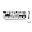 Pulsar PCMK 2 HE TKL ANSI Hall Effect Magnetic Gaming Keyboard (White) (PCMK2HE801W)