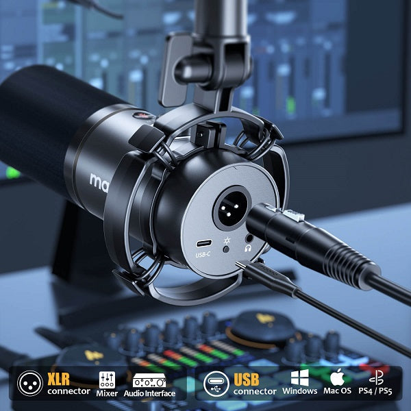 Maono PD200X USB/XLR Podcast Dynamic Microphone | DataBlitz