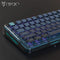 PIIFOX 117-Key Dye-Subbed PBT ASA Profile Pudding Keycaps Set (Nautical)