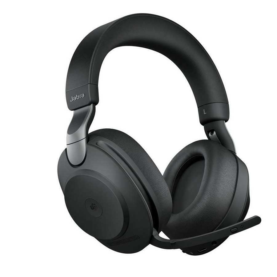 Jabra Evolve2 85 LINK380A MS Noise-Canceling Wireless Headset (Black) | DatBlitz