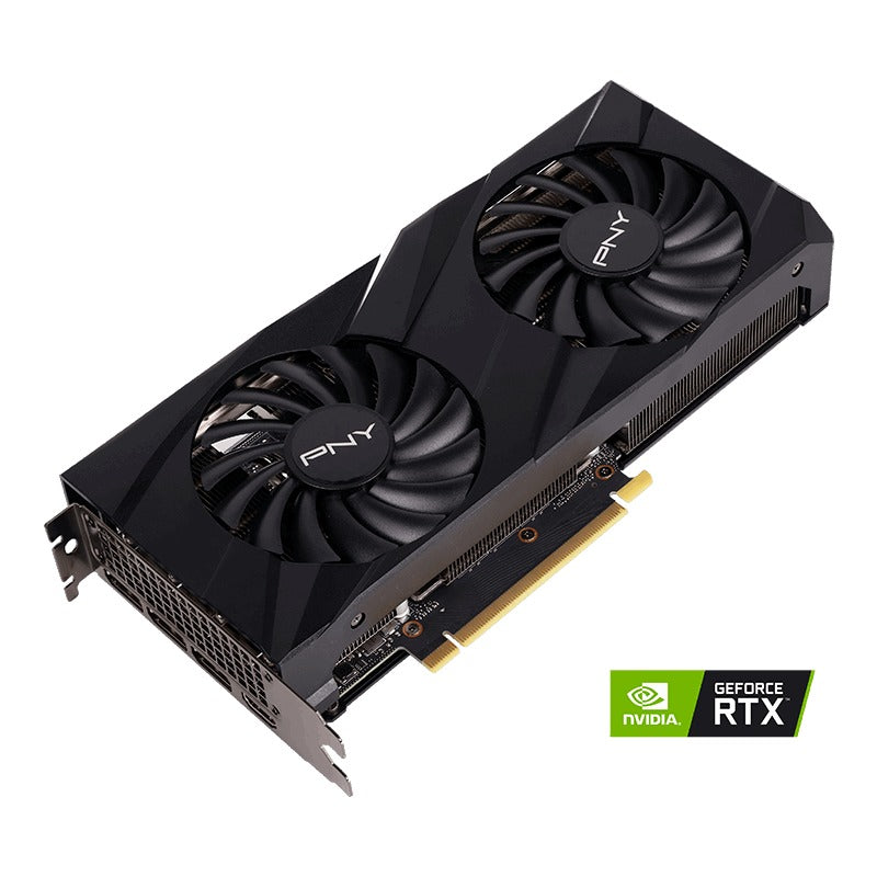 PNY GeForce RTX 3060 8GB Verto Dual Fan Graphics Card (VCG30608DFBPB1)
