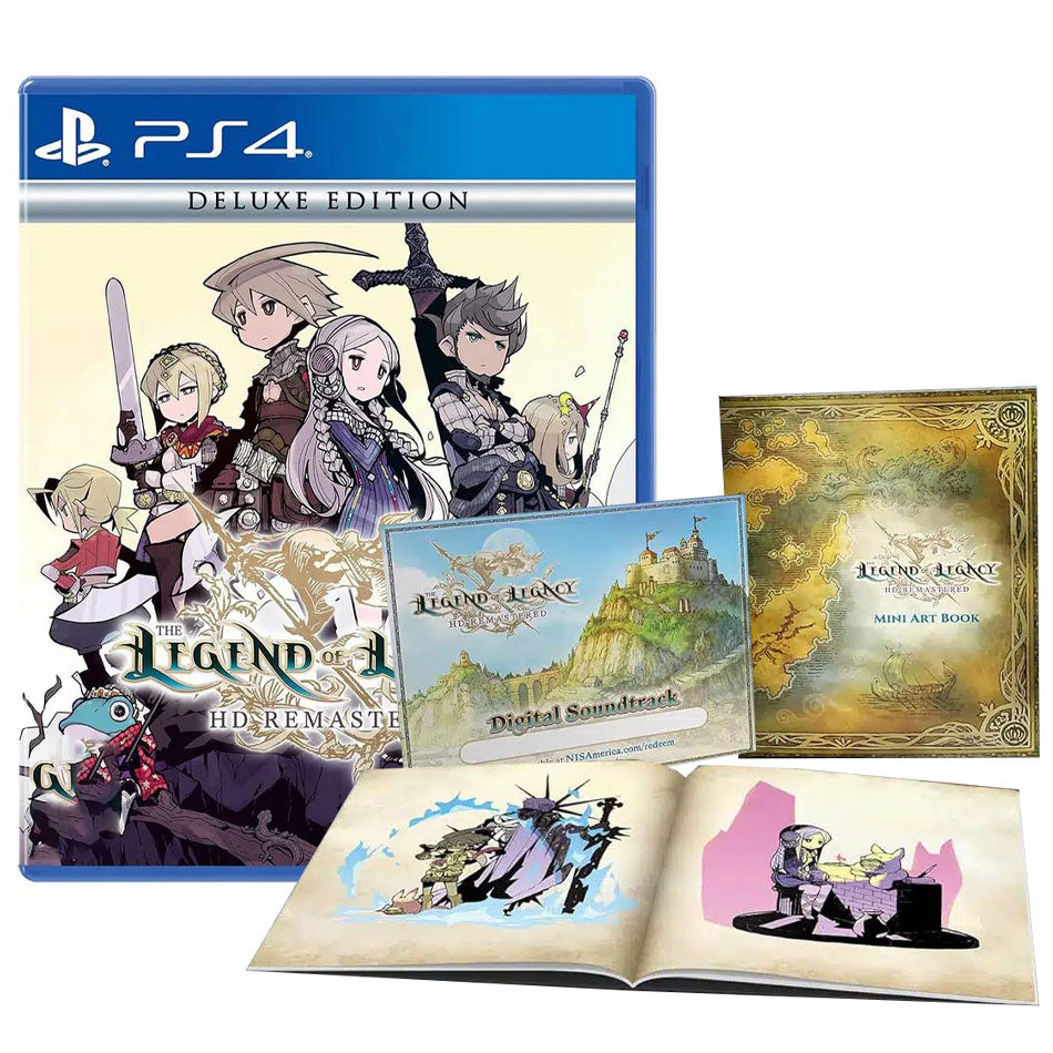 PS4 The Legend Of Legacy HD Remastered Deluxe Edition (Eng/FR)