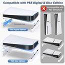 OIVO Horizontal Stand for PS5 Disc / PS5 Digital Edition (White) (IV-P5222)