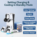 OIVO Cooling Stand with Dual Controller Charger for PS5 Digital / PS5 Disc Edition (White) (NG-P5235X-01OB)