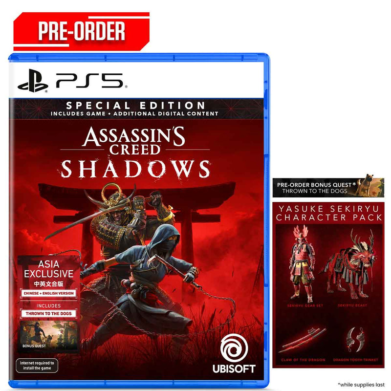 PS5 Assassins Creed Shadows Special Edition | DataBlitz