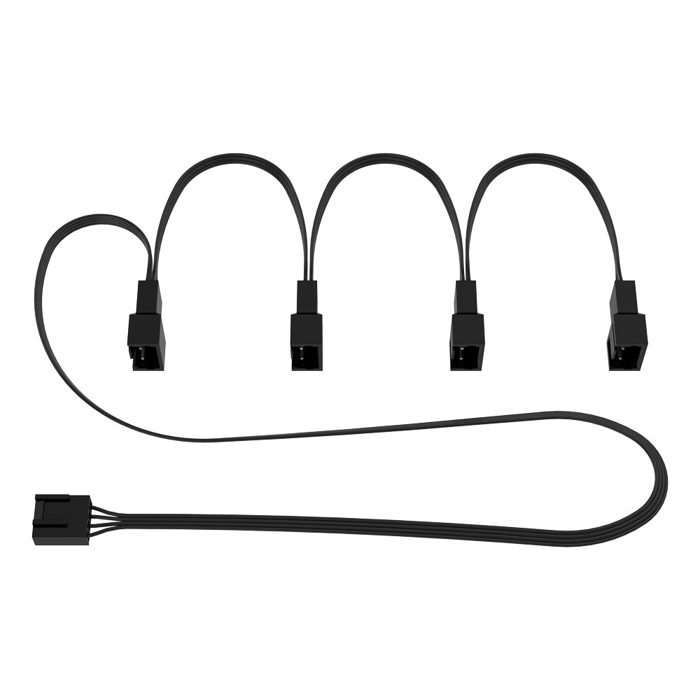 Arctic 4-Pin PWM Fan Splitter Cable - PST Splitter Cable for Four Fans
