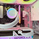 Sigma Z20 Pink/White Desktop Gaming PC | DataBlitz