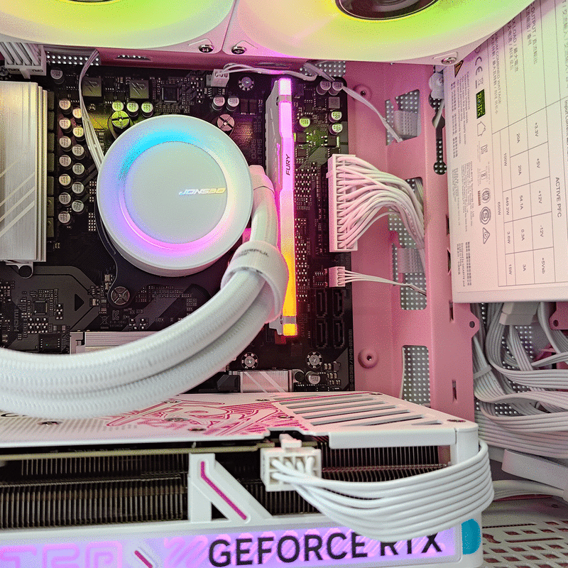 Sigma Z20 Pink/White Desktop Gaming PC | DataBlitz