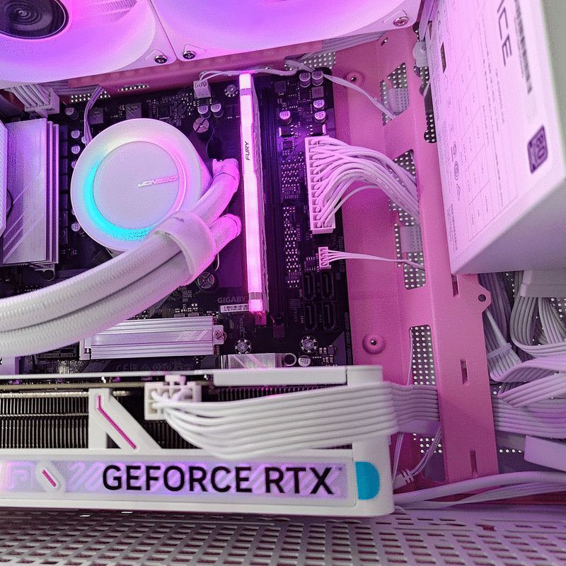 Sigma Z20 Pink/White Desktop Gaming PC | DataBlitz