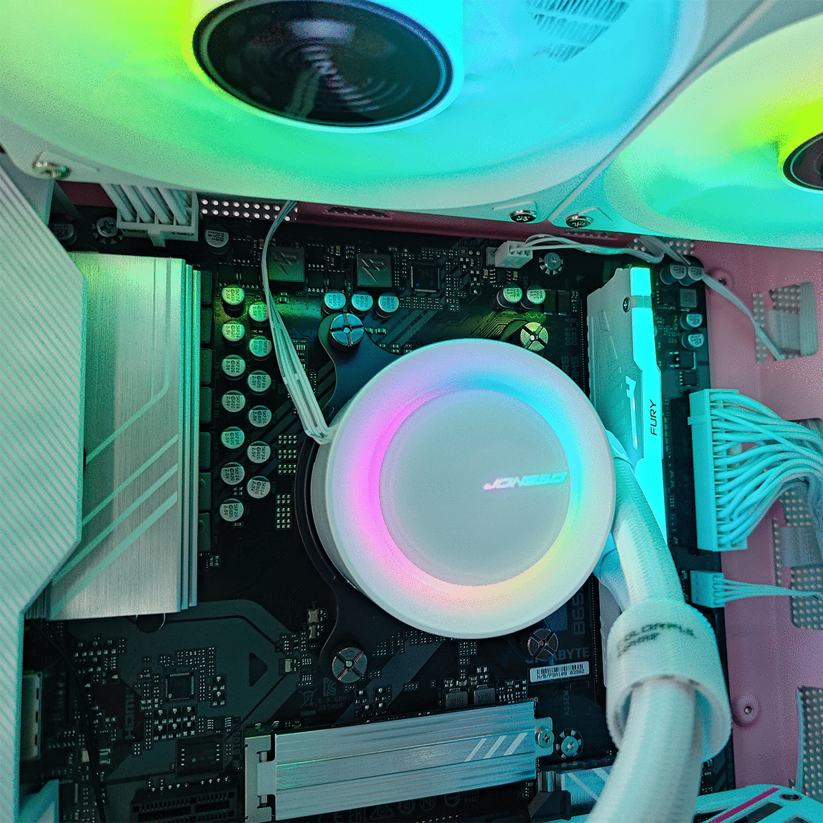 Sigma Z20 Pink/White Desktop Gaming PC | DataBlitz