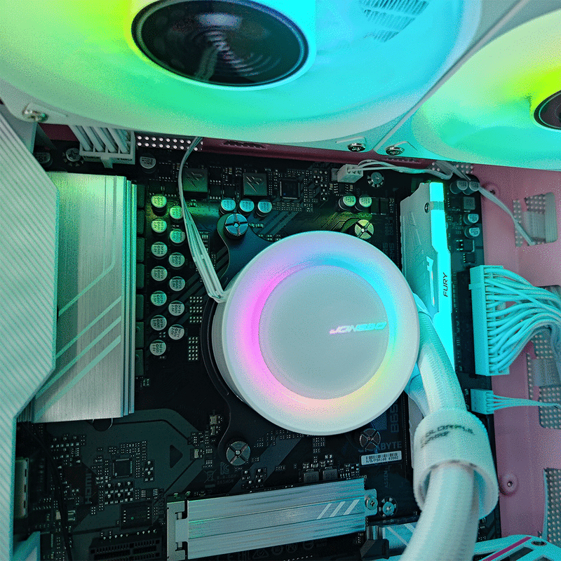 Sigma Z20 Pink/White Desktop Gaming PC | DataBlitz