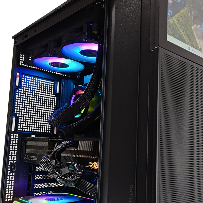 Optima D41 with DS8 Display Black Desktop Gaming PC