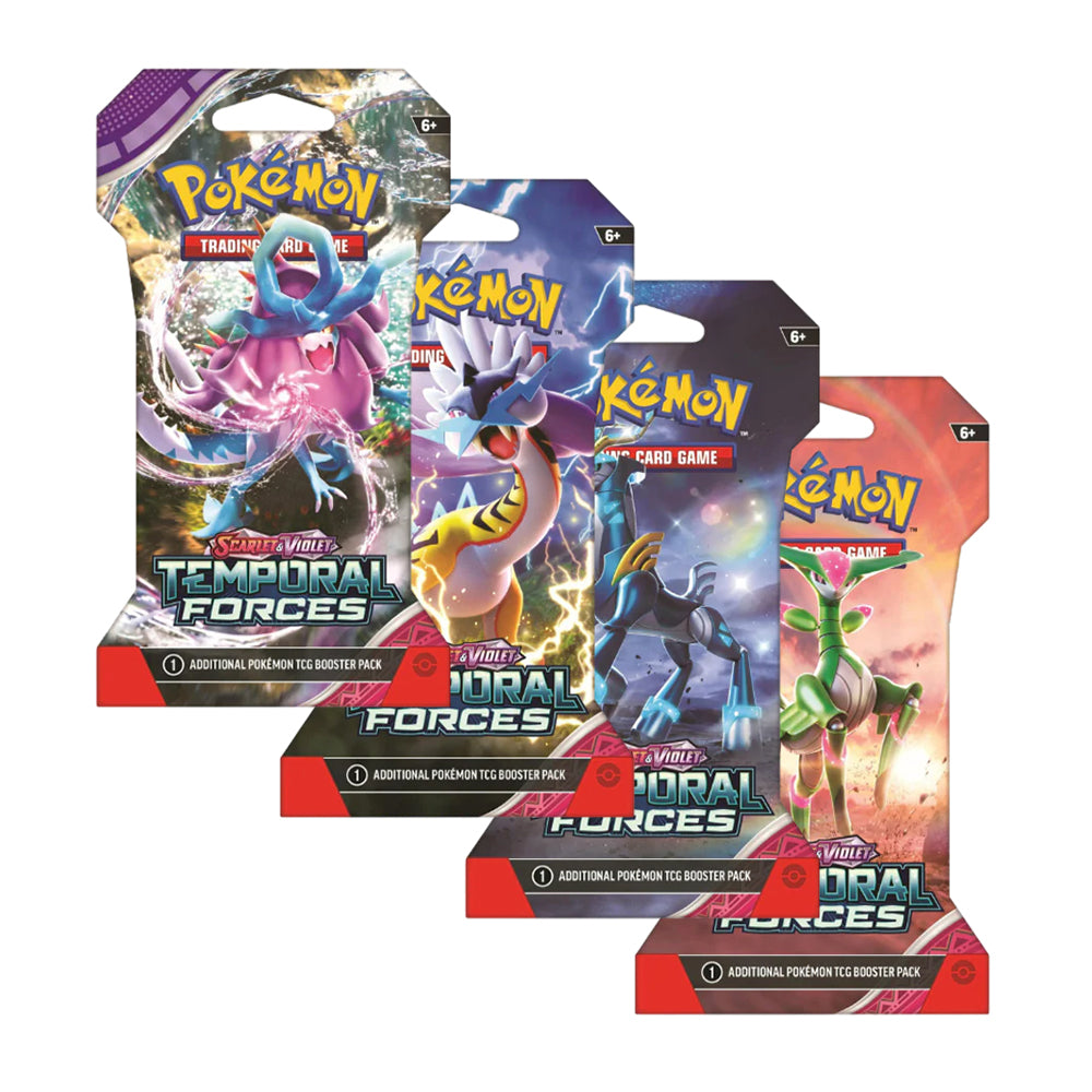 Pokemon Trading Card Game SV05 Scarlet & Violet Temporal Forces Booster Pack (Sleeved) (188-85663)