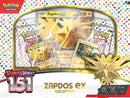 Pokemon TCG Scarlet & Violet 151 Zapdos Ex Collection Box (290-85313)