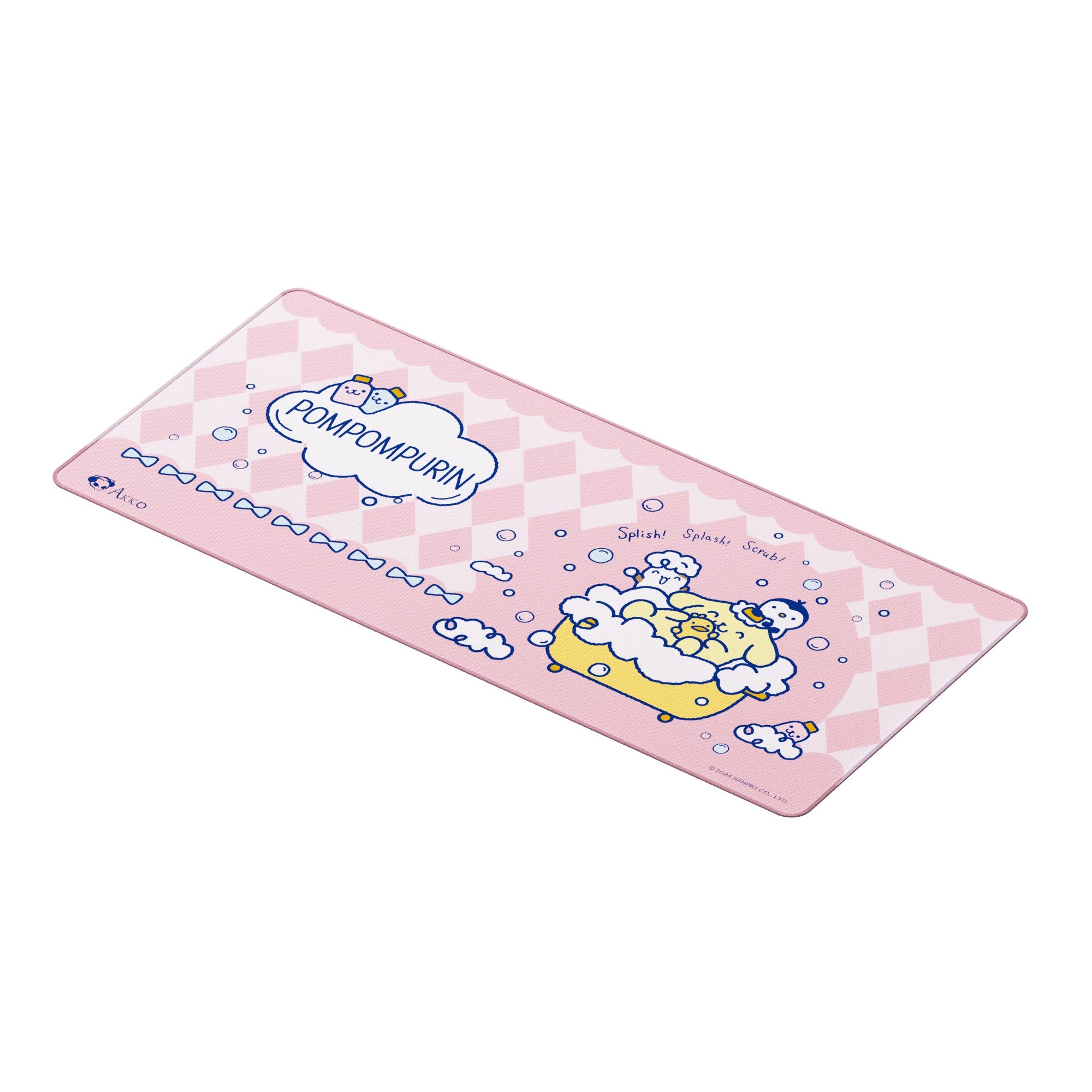 Akko Pompompurin Mouse Pad (900x400mm) (Pink, Yellow)