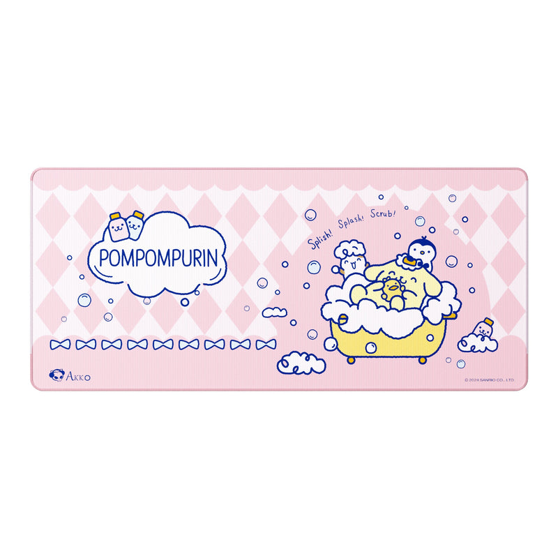 Akko Pompompurin Mouse Pad (900x400mm) (Pink, Yellow)