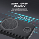 Promate Powermag-Trio 10000MAH Supercharge Magsafe Compatible And Apple Watch Wireless Charging Power Bank