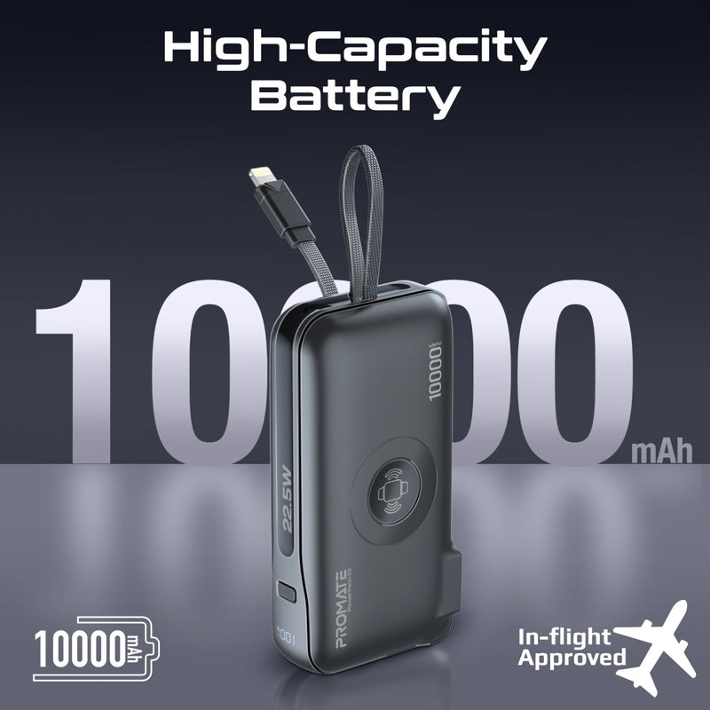 Promate PowerPack-10i Ultra-Compact Fast-Charging Power Bank