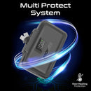 Promate PowerUp-10 Duo 10000mAh 20W Ultra-Compact Fast Charging PowerBank with Dual Folding USB-C