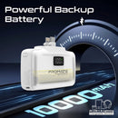 Promate PowerUp-10 Duo 10000mAh 20W Ultra-Compact Fast Charging PowerBank with Dual Folding USB-C