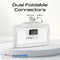 Promate PowerUp-10 Duo 10000mAh 20W Ultra-Compact Fast Charging PowerBank with Dual Folding USB-C