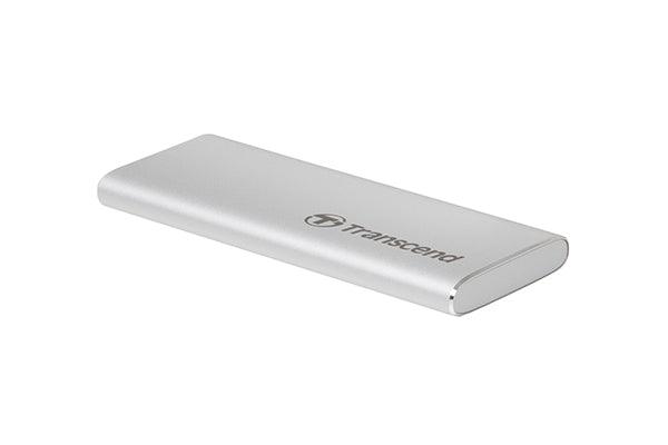 Transcend 250GB ESD260C USB 3.1 GEN 2 TYPE-C Portable SSD (Silver) (TS250GESD260C)
