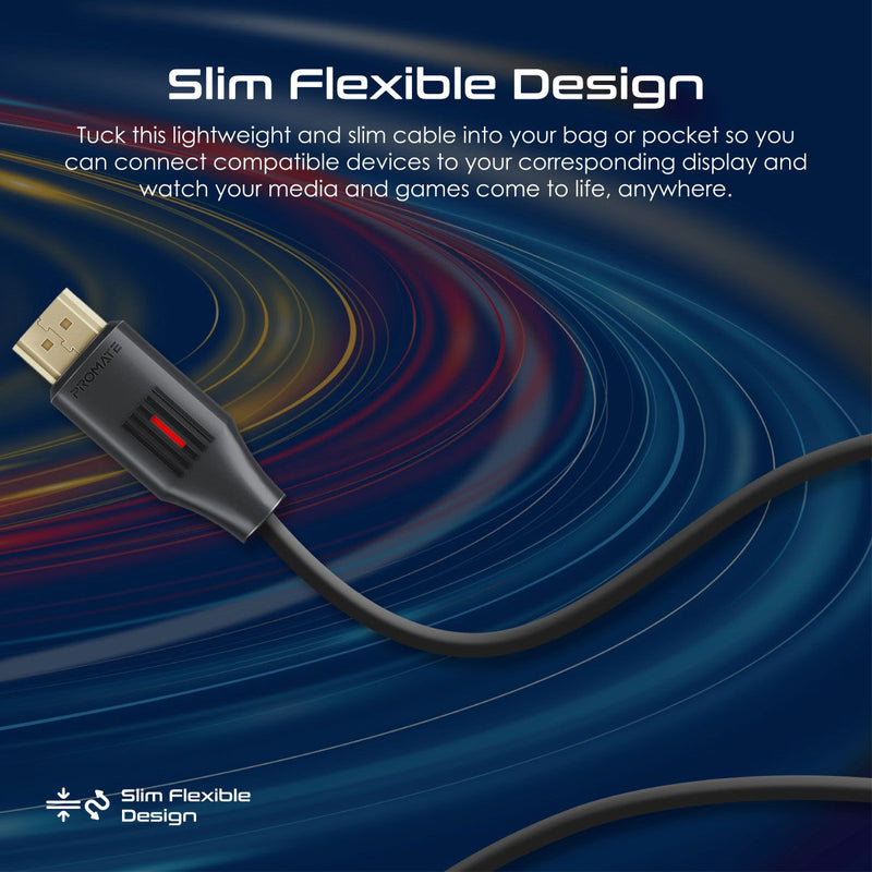 Promate ProLink4K60-10M Ultra-High Definition 4K at 60Hz HDMI Audio Video Cable