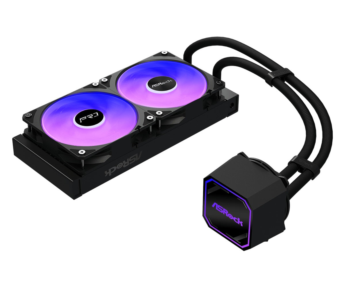 ASRock Pro 240 ARGB AIO Liquid Cooler (Black, White)