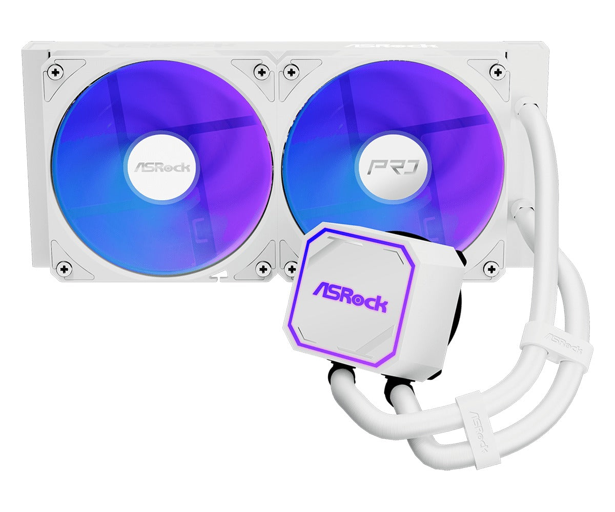 ASRock Pro 240 ARGB AIO Liquid Cooler (Black, White)