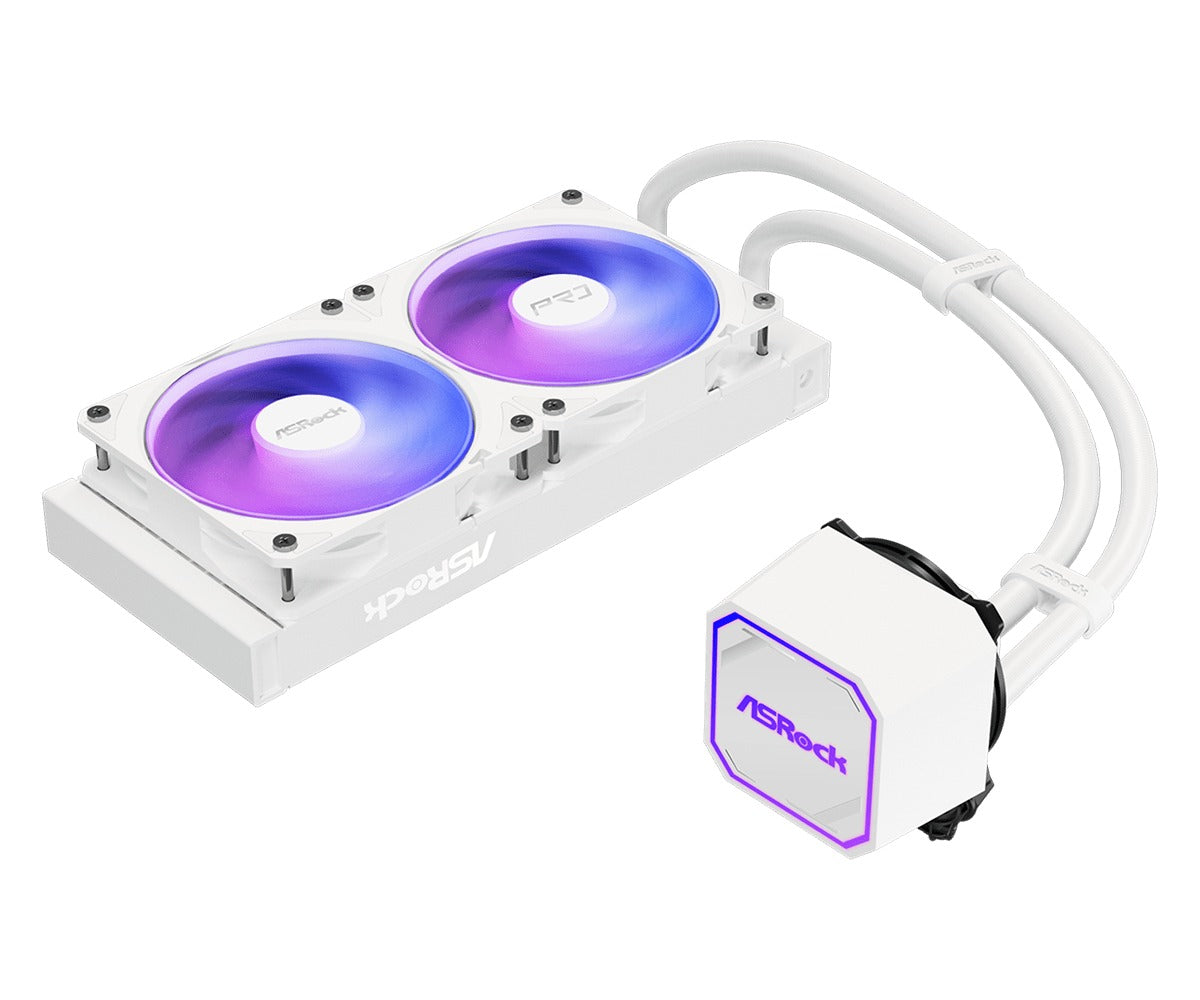 ASRock Pro 240 ARGB AIO Liquid Cooler (Black, White)