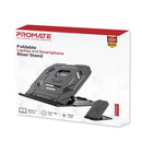 Promate Procooler-1 2-In-1 Foldable Laptop And Smartphone Riser Stand