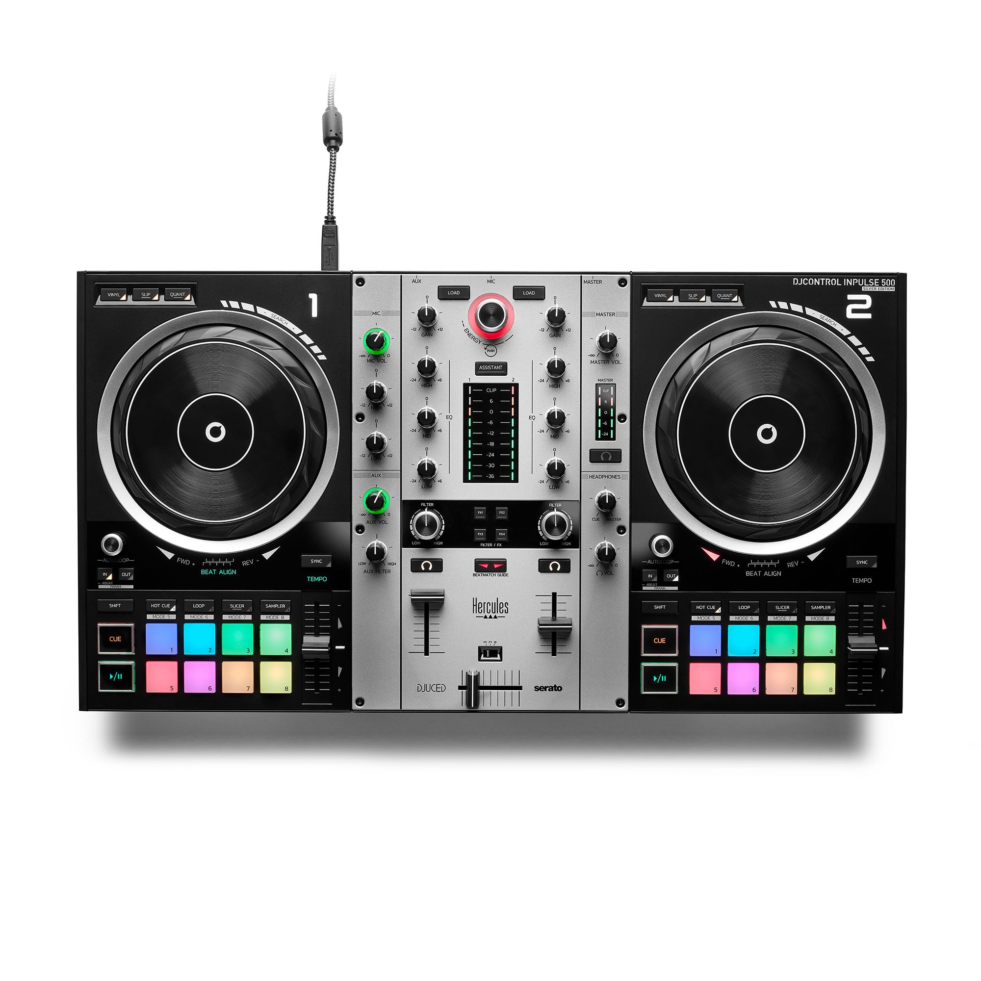 Hercules DJControl Inpulse 500 Silver Edition | DataBlitz