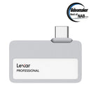 Lexar SL400 Professional Go USB 3.2 Gen 2 1050MB/s Read Type-C Portable SSD (Silver) (1TB, 2TB)