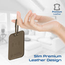 Promate HushTag Anti-Loss Slim Leather Luggage Tag with Smart Tracking | DataBlitz